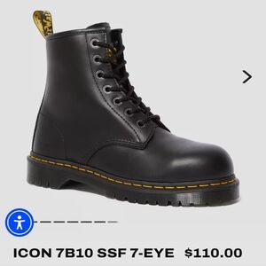 Dr. Martens Icon 7B10 Ssf 7-Eye combat Boots Black